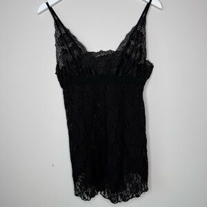 Hanky Panky | Black Sheer Lace Nightie Chemise